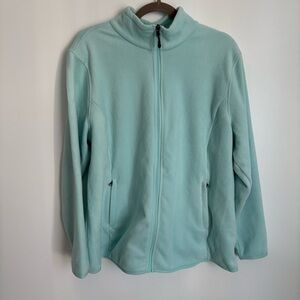 Amazon Essentials Aqua Blue Fleece Jacket 1X